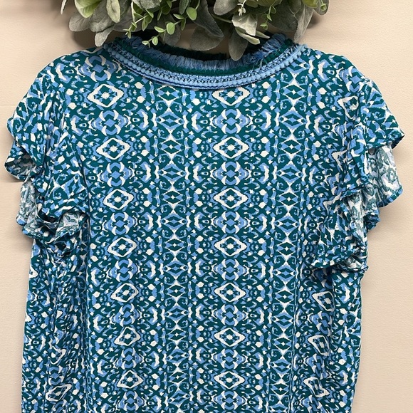 NWOT Goa Beachwear By Japna Boho Swim Coverup Summer Dress Crochet Fringe L - Picture 5 of 16